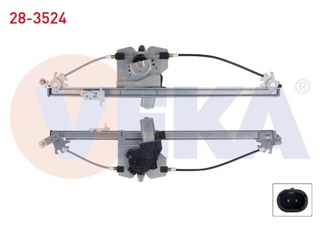 RENAULT TRAFIC II (FL) 2001-2014 CAM KRIKOSU ELEKTRIKLI MOTORLU SOL ON