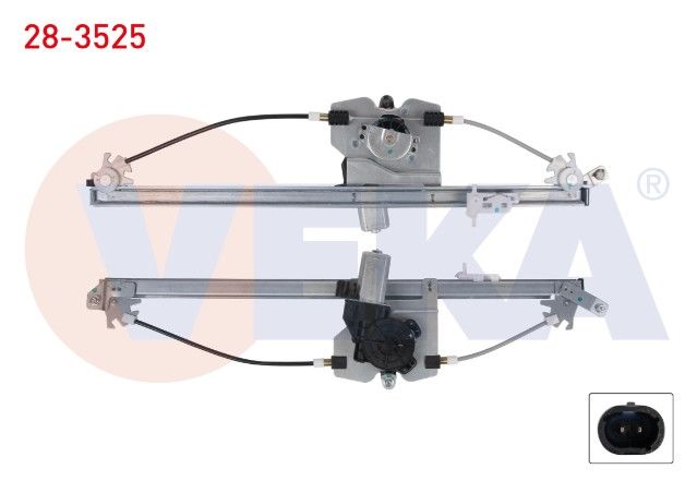 RENAULT TRAFIC II (FL) 2001-2014 CAM KRIKOSU ELEKTRIKLI MOTORLU SAG ON