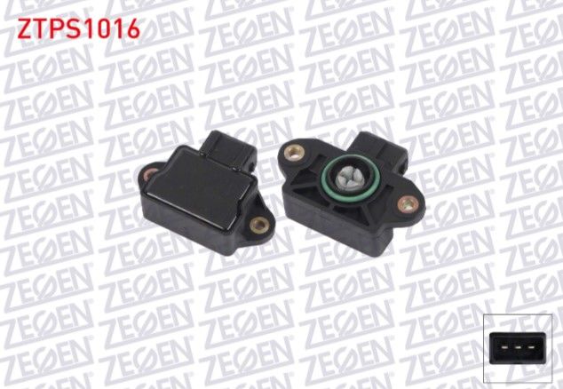 VOLKSWAGEN GOLF III 1.6 1995-1999 / PASSAT 2.0 1994-1996 / SEAT IBIZA II 1.8 1993-1996 GAZ KELEBEK SENSORU