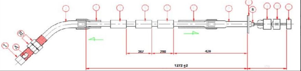 Accent 1.5 95-99 Gaz Teli