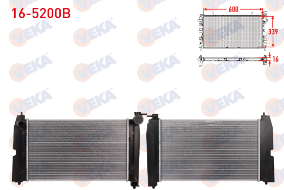 Geely Emgrand / FC Su Radyatörü M/T