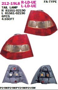 TOYOTA	COROLLA SD	STOP LAMBASI SOL 02-03 BENZIN-DIZEL