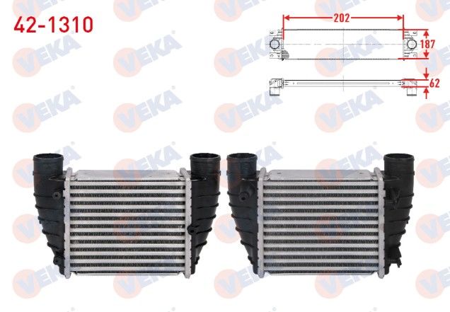 AUDI A4 B7 2.0 TDI 163 hp 2013-2016 TURBO RADYATORU (INTERCOOLER)