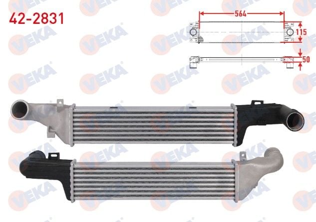 MERCEDES E-SERISI (W210) E 300 TURBO-D 177 hp 1996-1999 TURBO RADYATORU (INTERCOOLER)