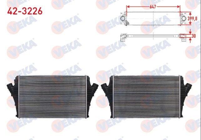 OPEL VECTRA C 2.0 16V TURBO 175 hp 2003-2008 TURBO RADYATORU (INTERCOOLER)