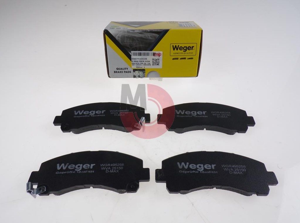 Isuzu Dmax Fren Disk Balata TM.TK (2010-2015) (Weger)