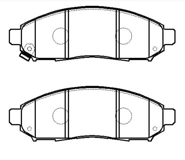 Nissan Navara 4WD 2005- Ön Balata