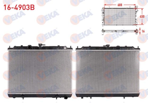 DFM Succe 1.6 M-T 2009-2011 Su Radyatörü Brazing
