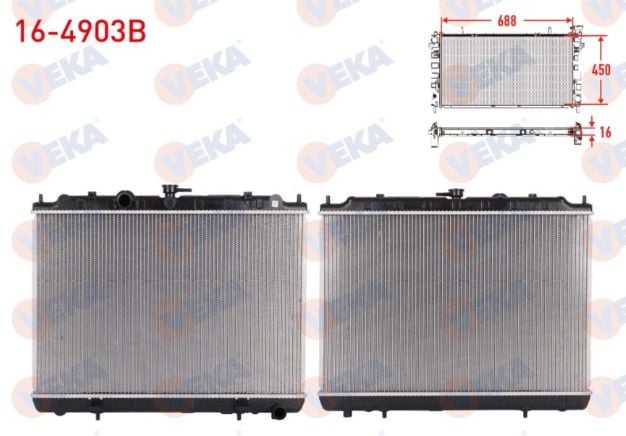DFM Succe 1.6 M-T 2009-2011 Su Radyatörü Brazing