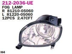TOYOTA	AVENSIS (T25) SİS FARI SOL 03-06 Benzin-Dizel