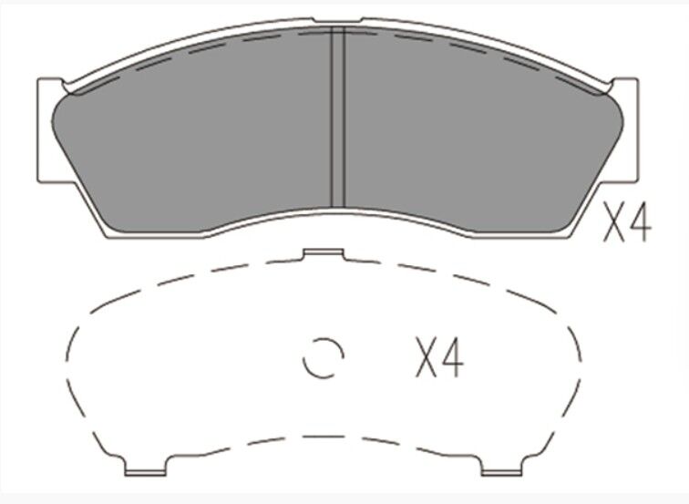 Tata Ön Fren Balatası Turbolu 05-12 Indica-Indigo-Marina 12 cm