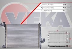 OPEL VECTRA B 2.0 DTI M-T 1995-2003 SU RADYATORU MEKANIK