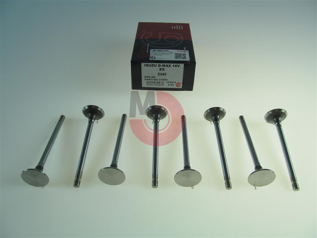 Dmax Sübap Egzoz 4JK1 4JJ1 Euro4 8 Li Takım