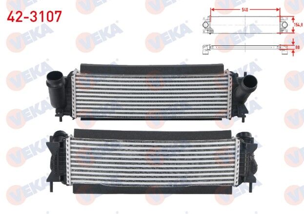 Nissan Navara NP300 2.3 DCI 2015- Turbo Radyatörü (Intercooler)