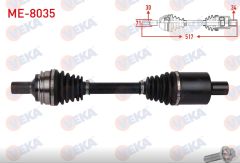 MERCEDES GLK-SERISI (X204) 350 CDI 2012-2015 KOMPLE AKS SOL ON UZUNLUK 517mm