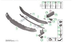 Bmw Tampon Demir Sağ Ayağı F20 F30+Lci 51117266191