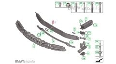 Bmw Ön Tampon Demiri F20 F22 F30 F34 F36+Lci 51117275178