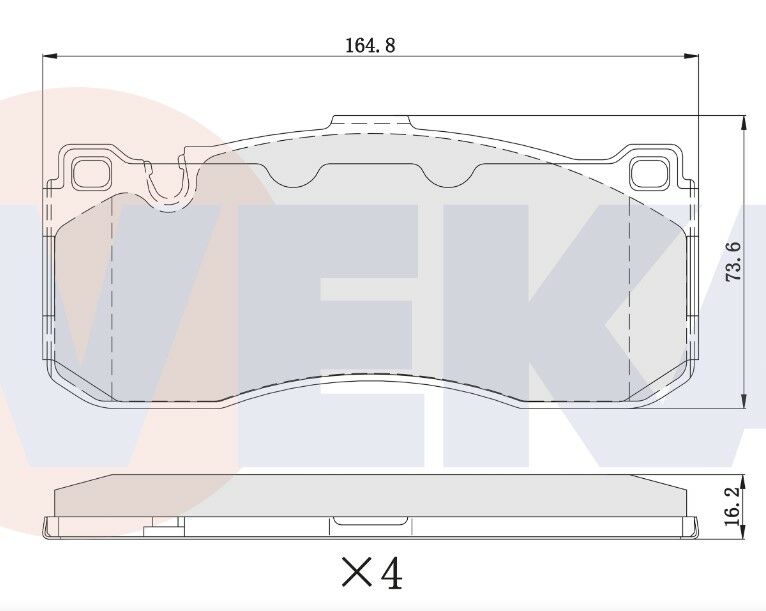 BMW 3 SERISI (E90) 2005-2011 / 1 SERISI (E81 - E87) 2006-2011 FREN BALATA ON