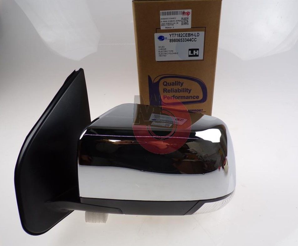 Isuzu D-Max Euro5 Ayna Dış Dikiz LH (Nikel) 10 Fiş