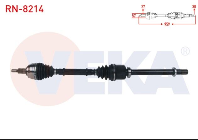 Renault Laguna III 2.0 DCI - 2.0i 16v A-T Uzunluk 959mm 2007- Komple Aks Sağ Ön