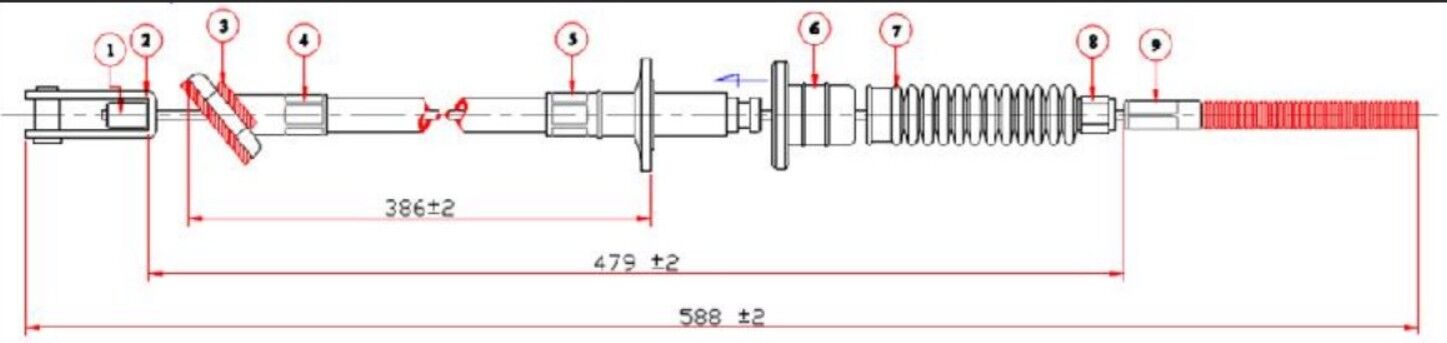 Swift 1.3 89-96 Debriyaj Teli