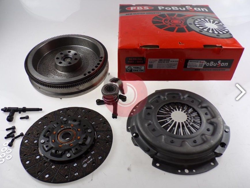 Mitsubishi L200 CR SU 2016 Debriyaj Baskı / Balata PBS Sabit Volant Uyumlu Set (Pobusan)