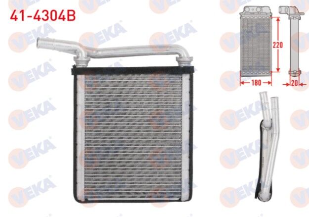 Toyota Hilux Vigo (TGN1_, GGN2_, GGN1_, KUN2_, KUN1_) 2.5 D-4D 2005-2011 Kalorifer Hortumu Brazing