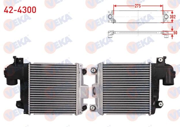 Toyota Hilux VII Pick Up (_N1_, _N2_, _N3_ ) 2.5 D 4WD 2005- Turbo Radyatörü (Intercooler)