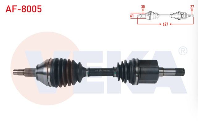 ALFA ROMEO 159 (939) 1.9 JTDM - 1.9 JTS A-T 2006-2011 KOMPLE AKS SOL ON UZUNLUK 627mm