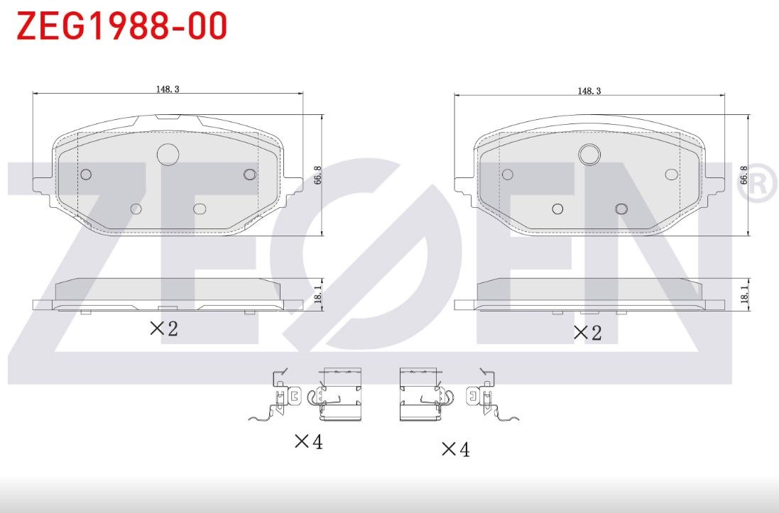 PEUGEOT PARTNER 2021-/ 308 III 2021-/ 508 II 2019-/ RIFTER 2019-/ CITROEN BERLINGO 2021-/ DS 4 II 2021-/ OPEL ASTRA L 2021-/ COMBO E 2019-/ GRANDLAND 2017- FREN BALATA ON IKAZLI