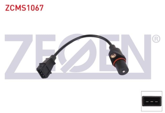 HYUNDAI ACCENT I 1.3 60hp G4EH, G4CH 1977-1978 EKSANTRIK DEVIR SENSORU KABLOLU 240mm