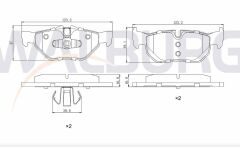 BMW 3 SERISI (E90) 320 D 2005-2011 FREN BALATA ARKA