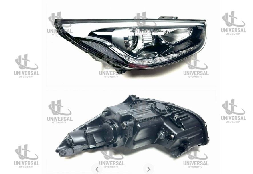 İX35 11-15 RH Far (Ledli/Motorlu/Mercekli)