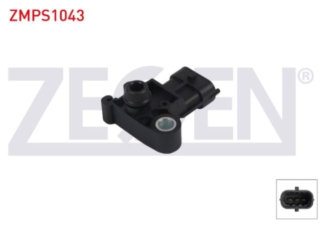 OPEL ASTRA J 1.4 2009-2015/ CORSA D 1.4 2012-2018/ MOKKA A 1.4 2013-2020/ INSIGINA A 2011-2017 / CHEVROLET AVEO (T300) 1.4 T 2013-/ CRUZE 1.4 2013-/ TRAX 1.4 2012- MAP SENSORU