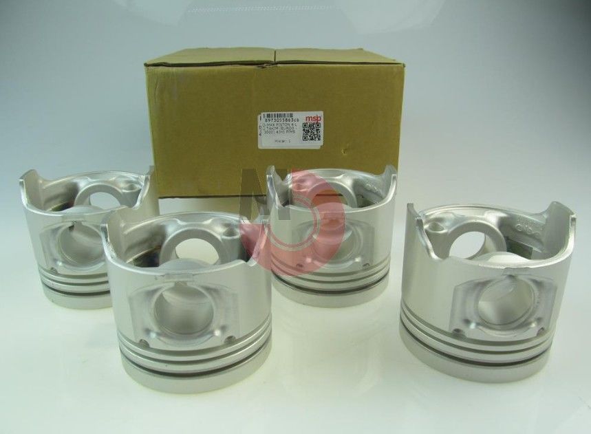 D-MAX Piston 4 lü Takım (EURO3 - 3000) 4JH1 Pimsiz (Segmansız)