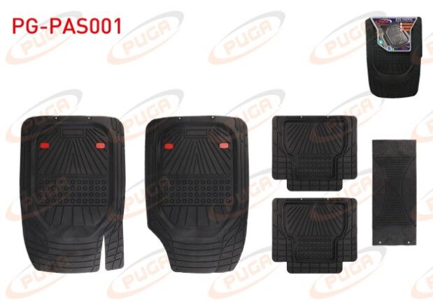 Paspas Kulaklı Universal Siyah Venüs Plus 3D Havuzlu