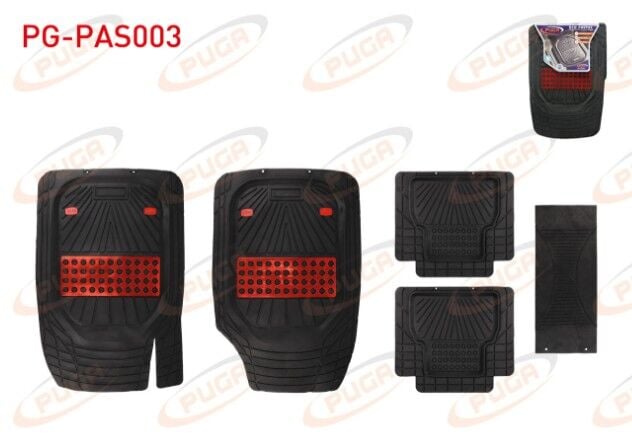 Paspas Kulaklı Universal Krom Kırmızı Venüs Plus 3D Havuzlu