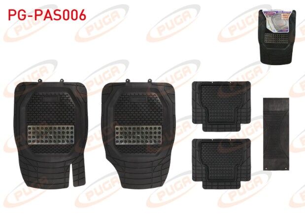 Paspas Kulaklı Universal Krom Karbon Hasırlı 3D Havuzlu