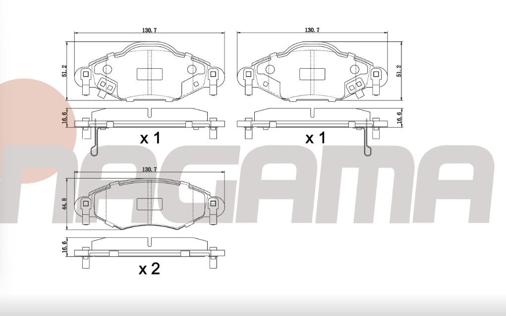 TOYOTA YARIS 1.5 VVT-I 1999-2005/ YARIS 1.4 D-4D 1999-2005/YARIS VERSO 1.3 VVT-I 1999-2005/YARIS VERSO 1.4 D-4D 1999-2005/YARIS VERSO 1.5 VVT-I 1999-2005 FREN BALATA ON IKAZLI