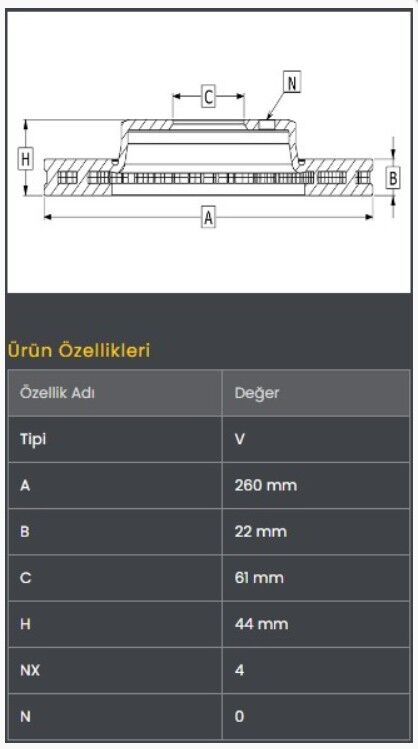 Micra 10-/Note 13- Fren Diski Ön- Frendi