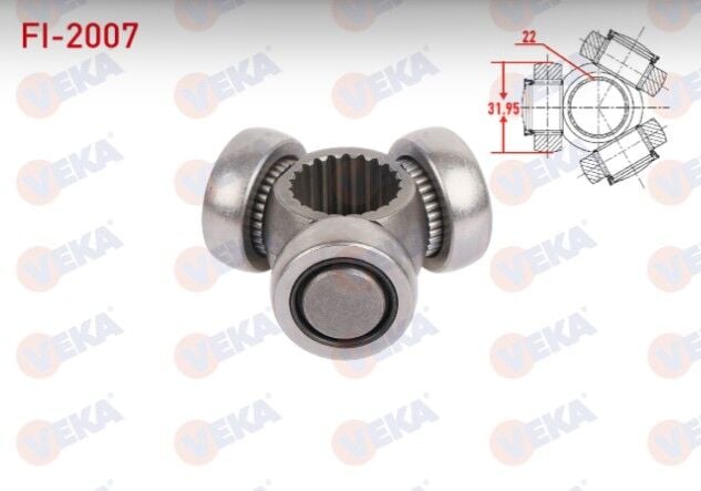 Fiat Albea 1.2i - 1.4i 2003-2007 / Palio 1.2i - 1.4i 16v 1996-2005 / Marea 1.6i 16v 1996-2007 Aks Mafsalı Sol-Sağ Ön 31,95X22