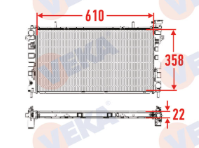 Tata Indica Indigo Marina Su Radyatörü 8V Dizel Turbolu