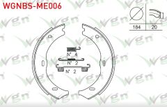 MERCEDES VITO (W639) 109-110-111-113-115-116 CDI 2003-2014 / VITO (W447) 109-111-114-116-119 CDI 2014- / VIANO (W639) 2.0-2.2 CDI 2003-2014 EL FREN BALATA ARKA AKSESUARLI 184X20