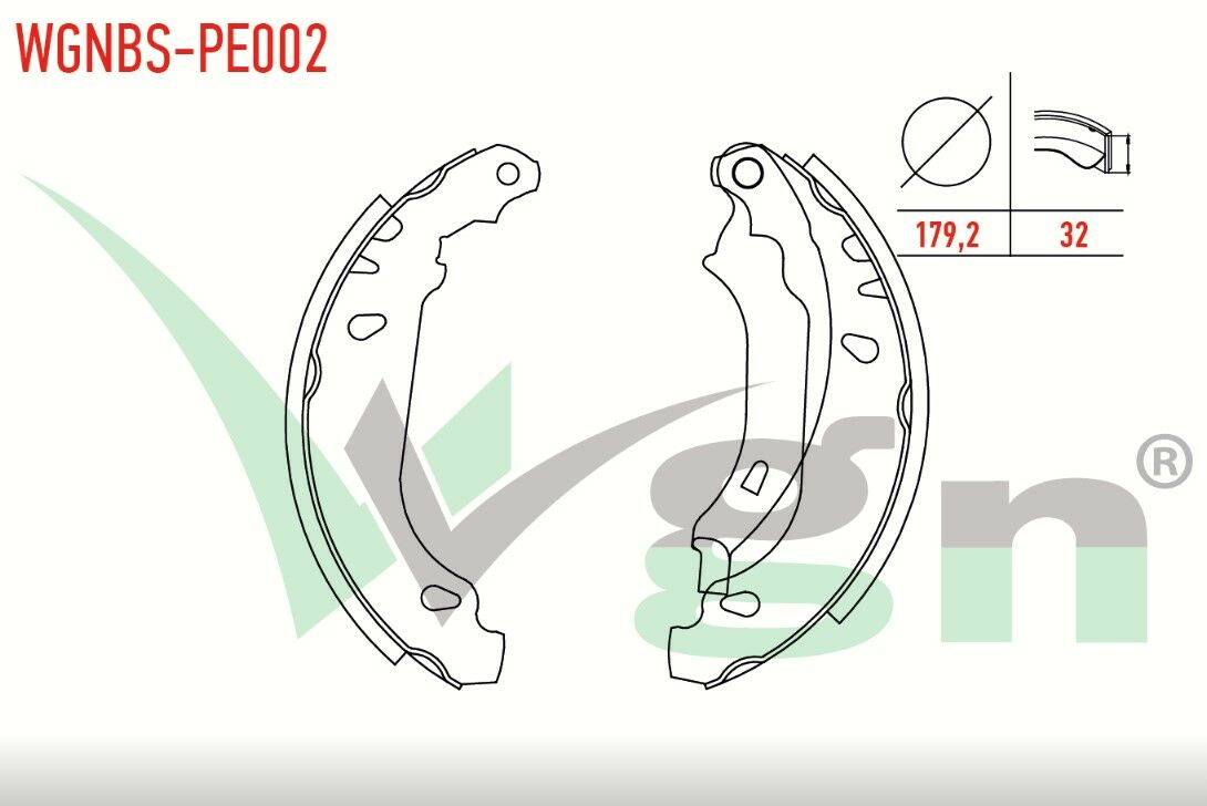 PEUGEOT 206 (2A/C) 1.4 HDI LEVYELI 180X30 mm 1998-2006/ PEUGEOT 206 (2A/C) 1.4i 16v- 1998-2006 FREN PABUC BALATA ARKA