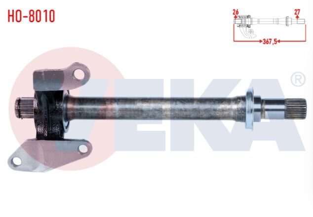 Honda Civic VIII 1.6 M-T Uzunluk 378mm 2005-2012 Sağ Aks İlave Mil