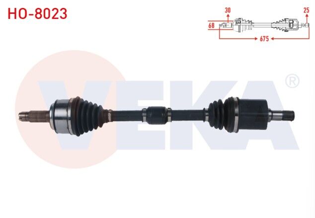 Honda HR-V (RU) 1.5 I-VTEC A-T 2016- Komple Aks Sol Ön Uzunluk 675mm