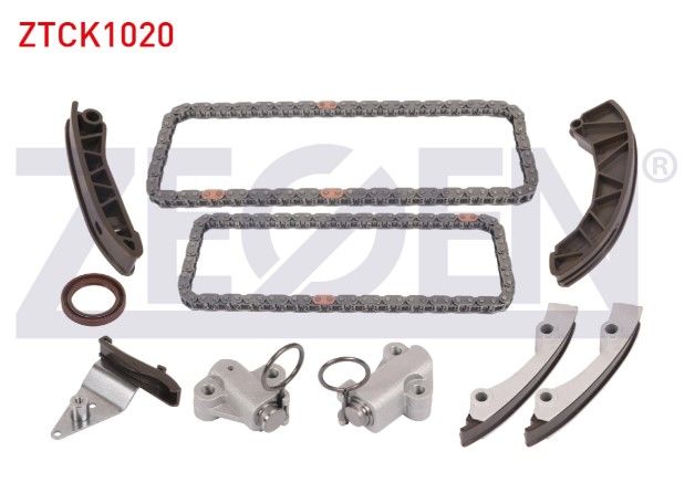 HYUNDAI ACCENT BLUE 1.6 CRDI 2012- / ACCENT ERA 1.4 - 1.5 - 1.6 CRDI 2006-2012 / I30 1.6 CRDI 2007-2012 / GETZ 1.5 CRDI 2005-2009 / KIA CEE'D 1.6 CRDI 2006- EKSANTRIK ZINCIR SETI (10 PARCA)