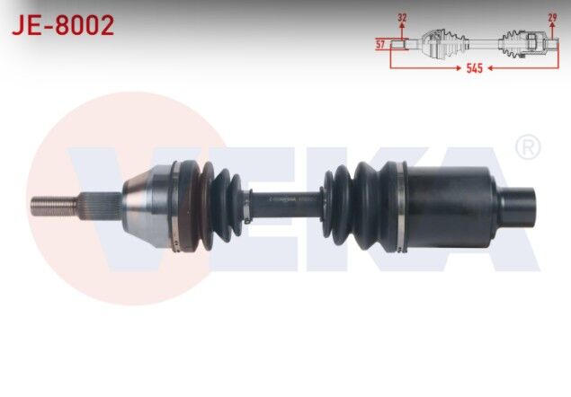 Jeep Cherokee 2.8 CRD 2008-2013/ Dodge Nitro 2.8 CRD 2007- Komple Aks Sağ Ön Uzunluk 545mm