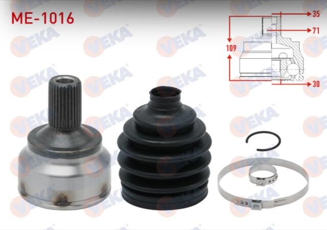 Mercedes C 300 - C 250 CDI (W204) 4-Matic 25X30X71 Uzunluk 109mm 2007-2014/ CLS 250 CDI -350 CDI (C218) 2012-/ E250 CDI- E350 CDU (W212) 2009-/ GLK 220 CDI - 250 CDI 2008- Aks Kafası Sol-Sağ Ön Dış