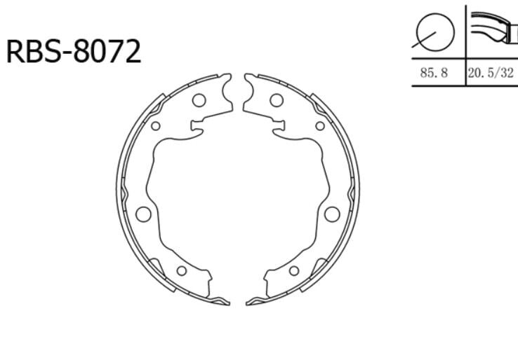 Qashqai 07-13/Juke 10-/XTrail 07-13/Kadjar 15-/RAV4 06- El Fren Balata